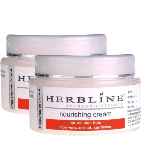 Herbline Nourishing Cream - Pack of 2, 50 g for All Skin Types Herbline Nourishing Cream - Pack of 2, 50 g for All Skin Types