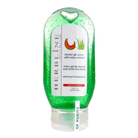 Herbline Melon Shower Gel Scrub, 120 g Face & Body Wash Herbline Melon Shower Gel Scrub, 120 g Face & Body Wash