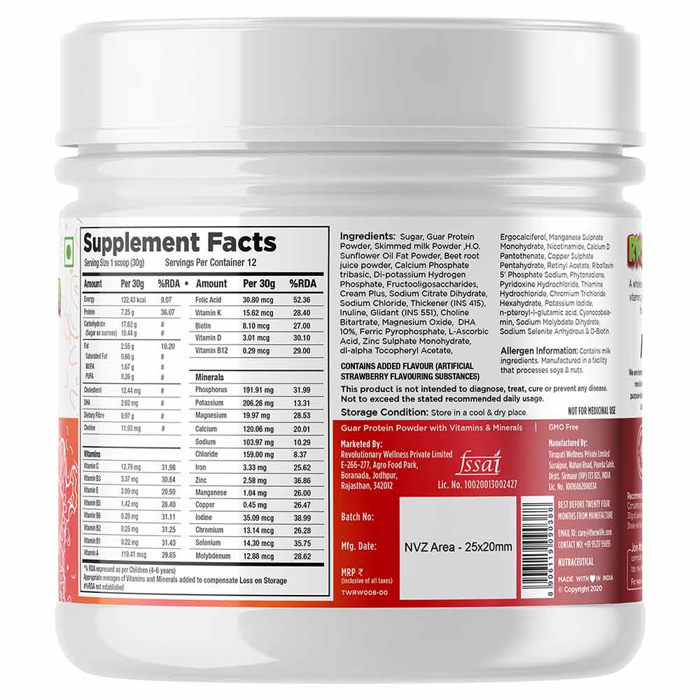 supplementinfo - RW Scoop Up,  400 g  Strawberry 