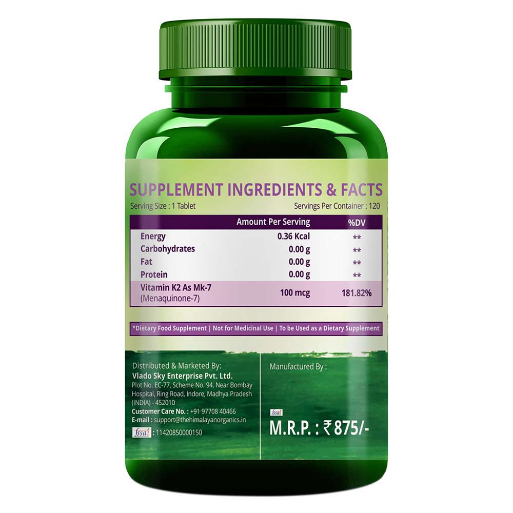 Vitamin K2 100 mcg at Best Price in India