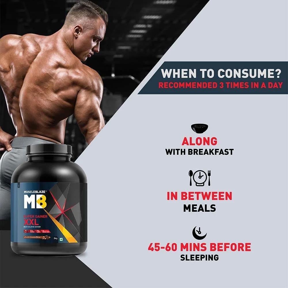 3 - MuscleBlaze Super Gainer XXL,  6.6 lb  Choco Coconut 