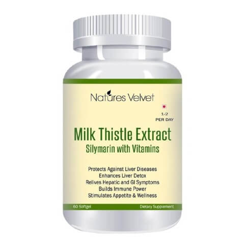 Natures Velvet Milk Thistle Extract, 60 softgels Natures Velvet Milk Thistle Extract, 60 softgels