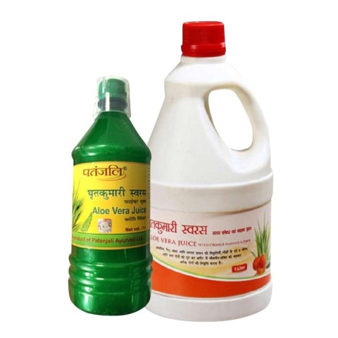 Patanjali Aloe Vera Juice with Fiber + Aloe Vera Juice Orange Combo Patanjali Aloe Vera Juice with Fiber + Aloe Vera Juice Orange Combo