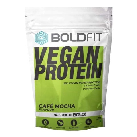1 - Boldfit Vegan Protein, Cafe Mocha 2.2 lb