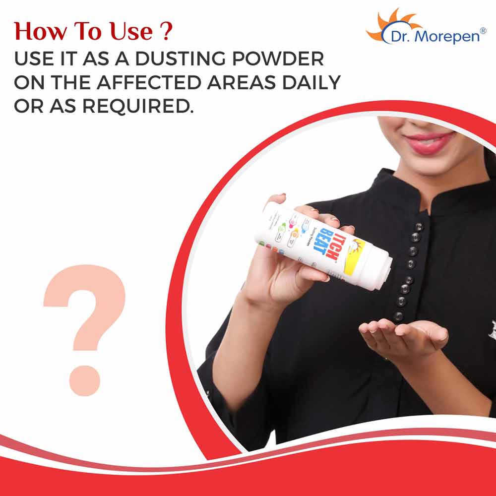 5 - Dr. Morepen Itch Beat Antifungal Dusting Powder (Pack of 3),  Skin Itching  100 g 