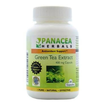 Panacea Herbals Green Tea Extract (400 mg), 60 capsules Natural Panacea Herbals Green Tea Extract (400 mg), 60 capsules Natural