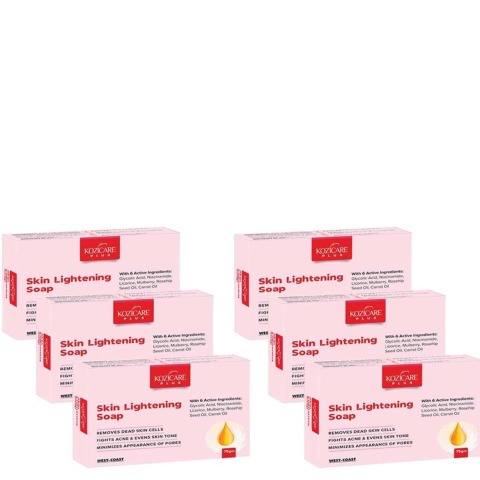 1 - Kozicare Plus Skin Lightening Soap (Pack of 6),  75 g  For All Skin Type 