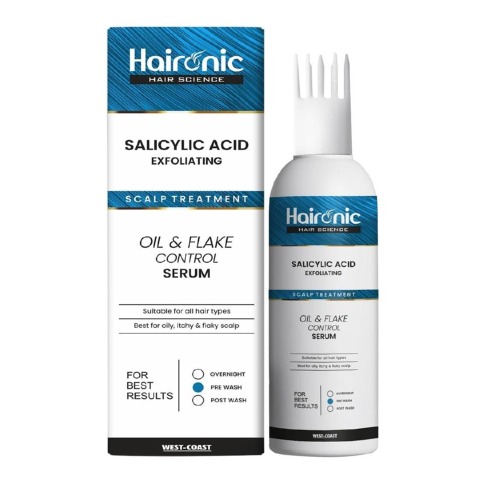 1 - Haironic Salicylic Acid Exfoliating Scalp Oil & Flake Control Hair Serum, 100 ml Pre Wash