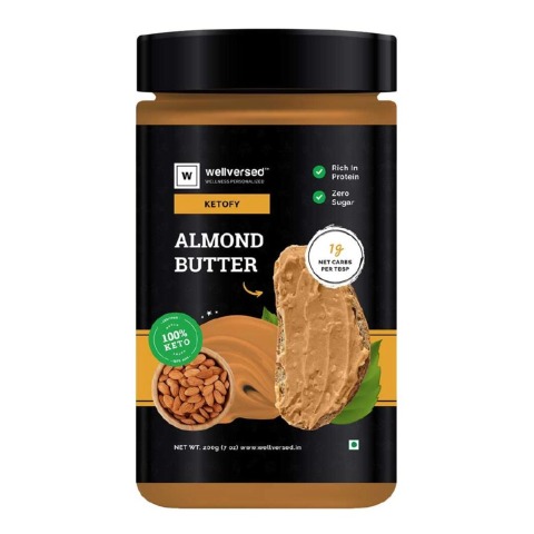 3 - Ketofy Almond Butter,  Unflavoured  200 g 
