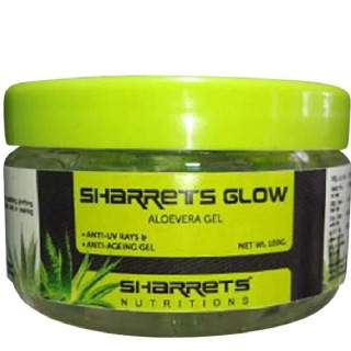 Sharrets Glow Aloevera Gel, 100 g Anti Ageing