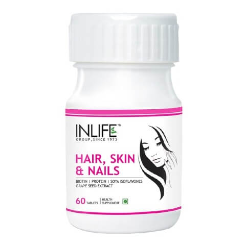 INLIFE Hair, Skin & Nails, Unflavoured 60 tablet(s) INLIFE Hair, Skin & Nails, Unflavoured 60 tablet(s)
