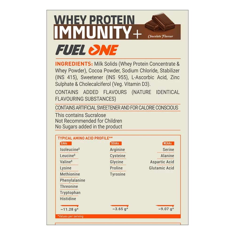3 - MB Fuel One Whey Protein Immunity+ OP,  8.8 lb  Chocolate 