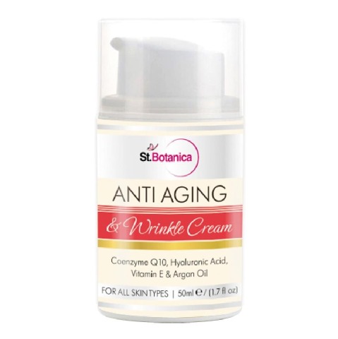 St.Botanica Anti Aging & Anti Wrinkle Cream, 50 ml All Skin Type St.Botanica Anti Aging & Anti Wrinkle Cream, 50 ml All Skin Type