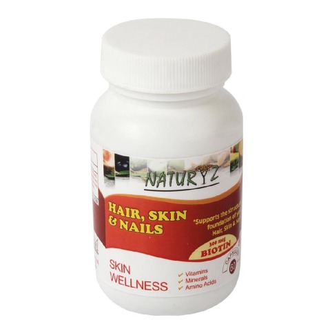 Naturyz Hair Skin and Nails, Unflavoured 60 capsules Naturyz Hair Skin and Nails, Unflavoured 60 capsules
