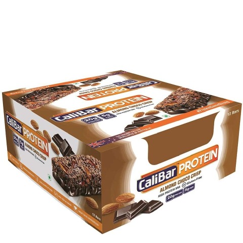 Calibar Protein Bar, 12 Piece(s)/Pack Almond Choco Crisp Calibar Protein Bar, 12 Piece(s)/Pack Almond Choco Crisp