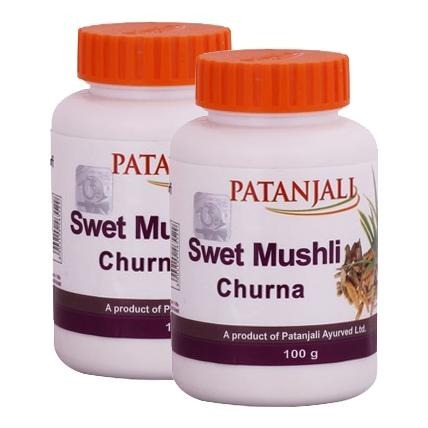 Patanjali Swet Mushli Churna - Pack of 2 100 g Patanjali Swet Mushli Churna - Pack of 2 100 g