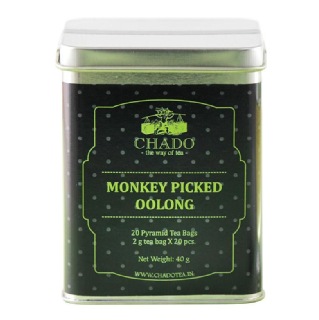 Chado Tea Monkey Picked Oolong, Unflavoured 20 Tea Bag(s)