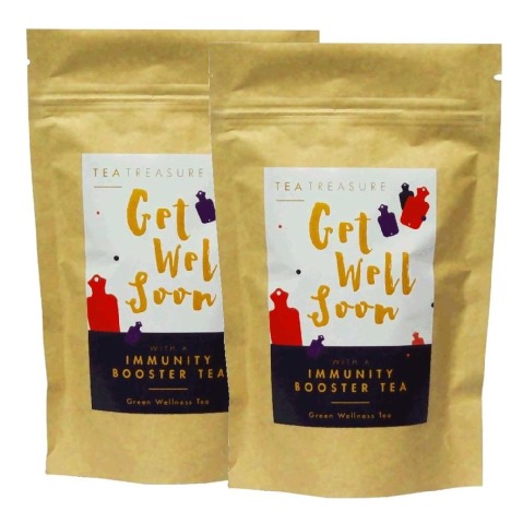 Tea Treasure Immunity Booster Tea - Pack of 2 50 g Unflavoured Tea Treasure Immunity Booster Tea - Pack of 2 50 g Unflavoured