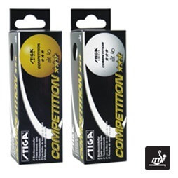 Stiga Competition TT Balls (I.T.T.F. Approved) (3 Balls Set)