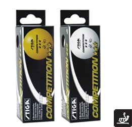 Stiga Competition TT Balls (I.T.T.F. Approved) (3 Balls Set)