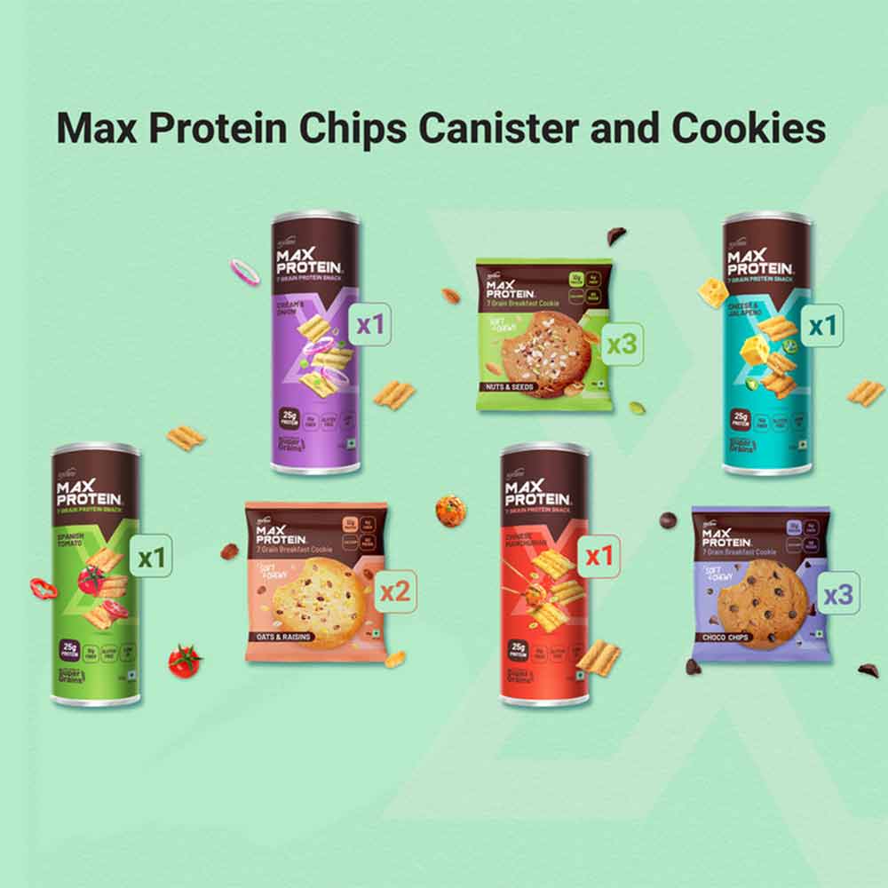2 - RiteBite Max Protein Healthy Snack Box,  Trail Box  7 Piece(s)/Pack 