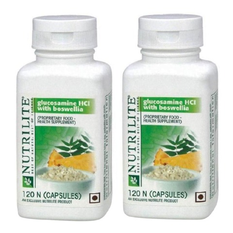 Amway Nutrilite Glucosamine Hcl With Boswellia - Pack of 2