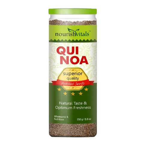 NourishVitals Roasted Quinoa Seeds,  0.250 kg  Natural 