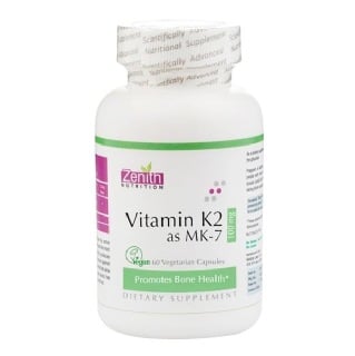 Zenith Nutrition Vitamin K2 as MK7 (100 mcg), Unflavoured 120 capsules