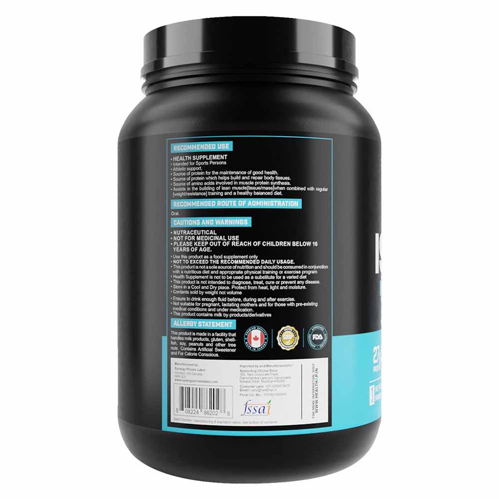 2 - HealthXP Isofit Whey Protein Isolate,  2.2 lb  Cappuccino 