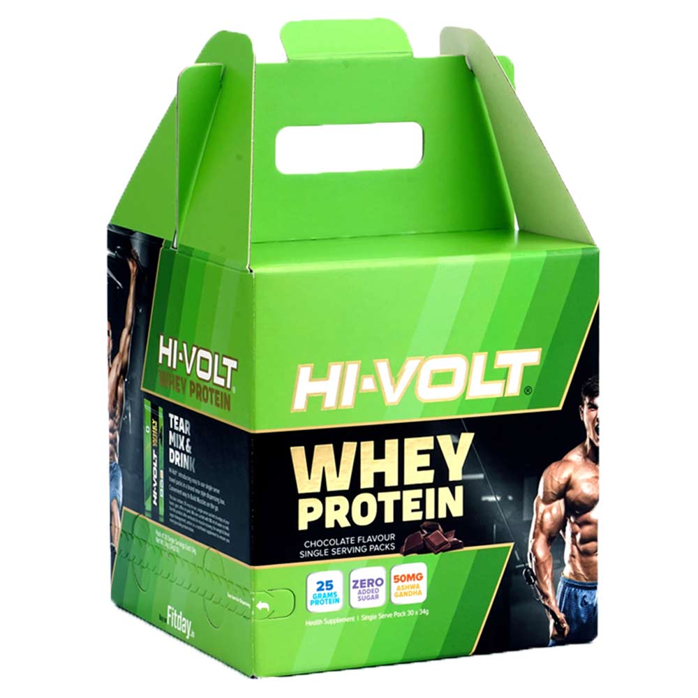 2 - Hi Volt Whey Protien,  2.25 lb  Chocolate 