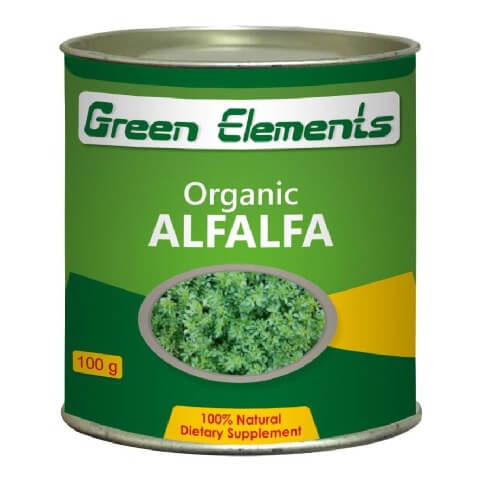 Green Elements Organic Alfalfa, 0.1 kg