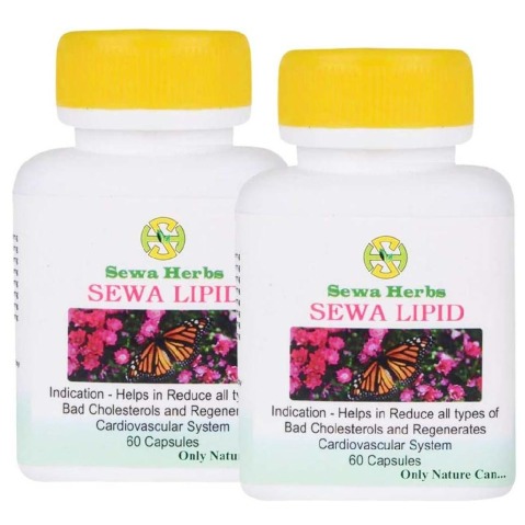 Sewa Herbs Lipid, 60 capsules - Pack of 2 Sewa Herbs Lipid, 60 capsules - Pack of 2