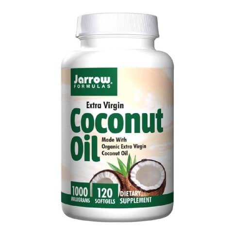 Jarrow Formulas Coconut Oil 1000 mg,  120 softgels 