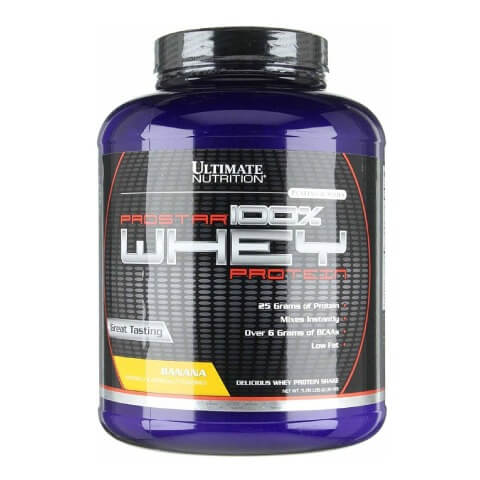Ultimate Nutrition Prostar 100% Whey Protein, 5.28 lb Banana Ultimate Nutrition Prostar 100% Whey Protein, 5.28 lb Banana