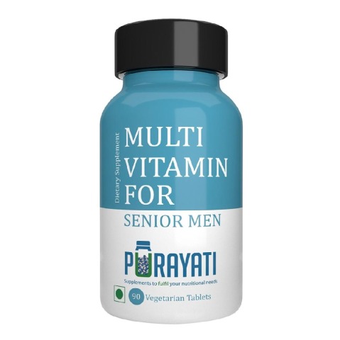 Purayati Multivitamin for Senior Men,  90 tablet(s)  Unflavoured 