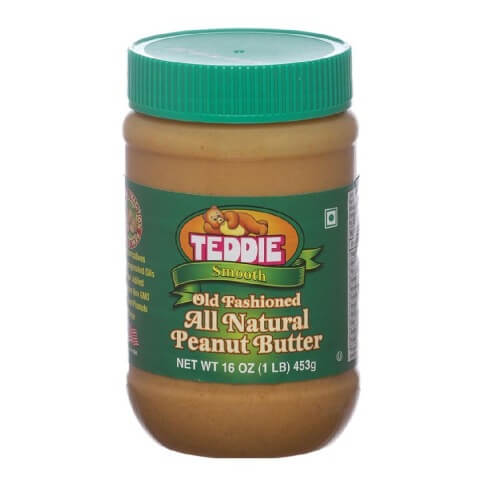 Teddie All Natural Peanut Butter,  Smooth  0.453 kg 