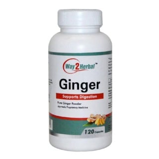 Way2Herbal Ginger, 120 capsules