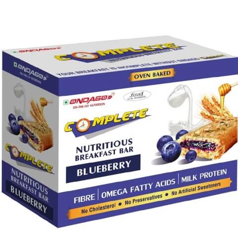 Ondago Complete Breakfast Bar, 6 bar(s) Blueberry Ondago Complete Breakfast Bar, 6 bar(s) Blueberry