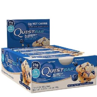 Quest Protein Bar, 12 Piece(s)/Pack Blueberry Muffin