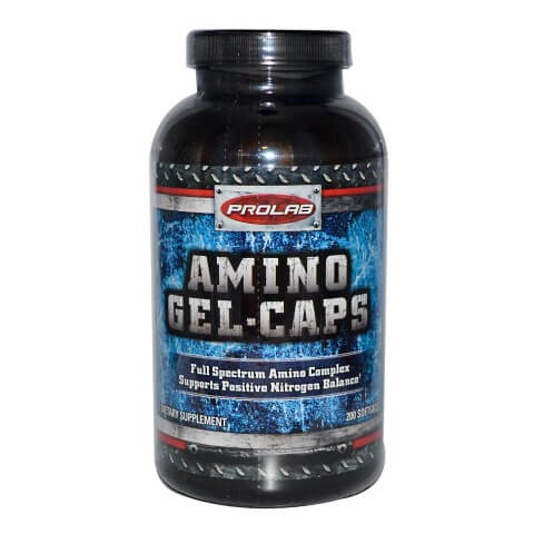 ProLab Amino Gel,  200 softgels  66 Servings  Unflavoured 