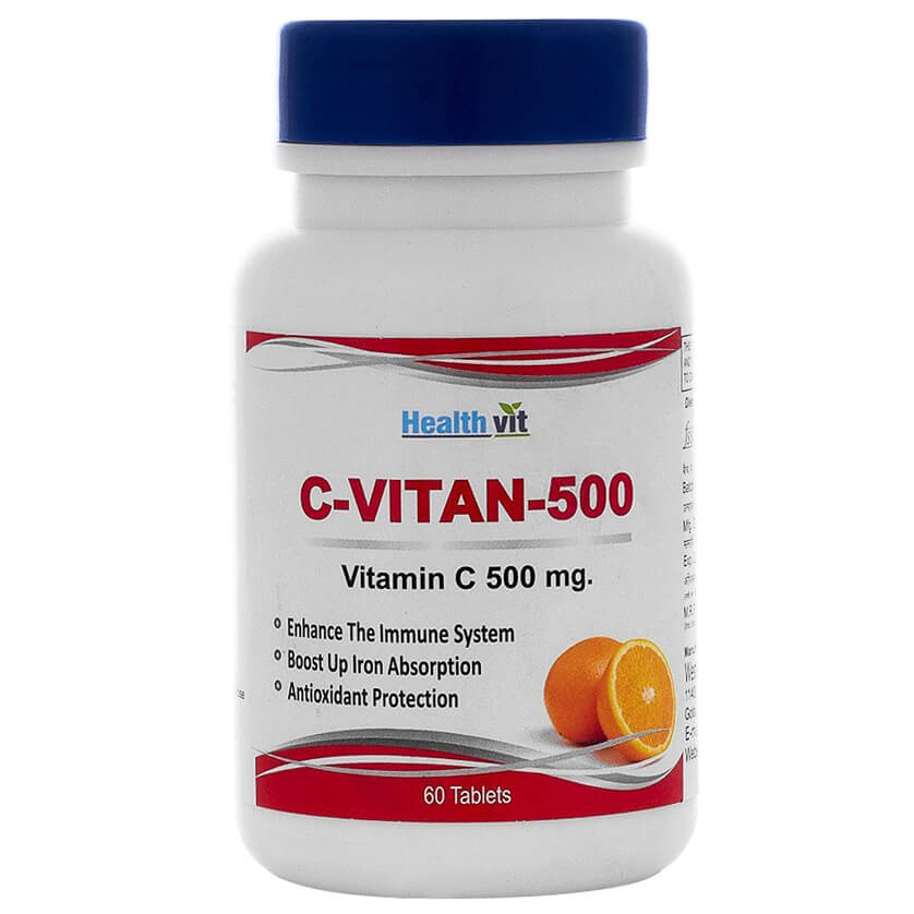 Healthvit C-Vitan-500,  60 tablet(s)  Orange 