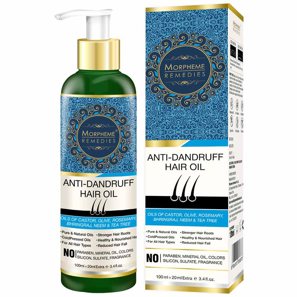 Morpheme Remedies Anti-Dandruff Hair Oil,  120 ml  All Type Hair 