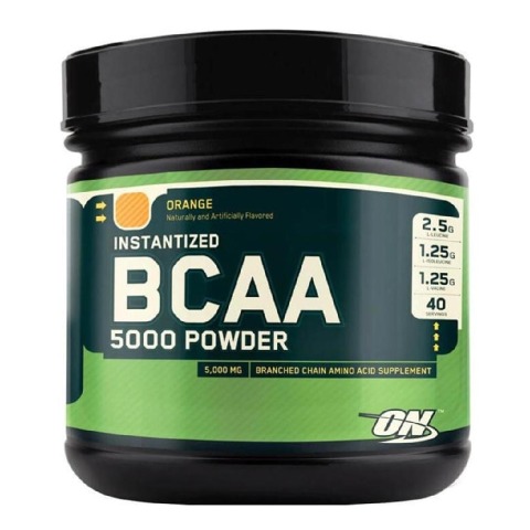 ON (Optimum Nutrition) Instantized BCAA 5000,  0.8 lb  40 Servings  Orange 