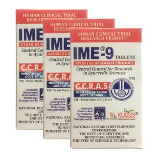 Kudos Ayurveda IME - 9 (Pack of 3), 60 tablet(s)
