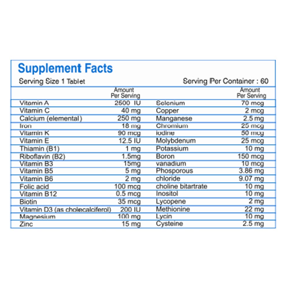 Healthvit AtoZ FEMYVIT Women Multivitamin Minerals,  60 tablet(s)  Unflavoured 