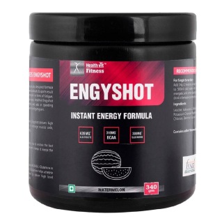 Healthvit Engyshot Instant Energy Drink, 0.75 lb Watermenlon