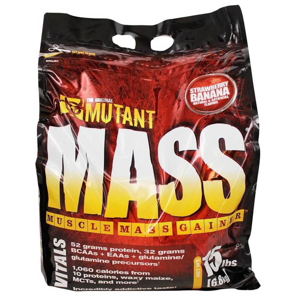 Mutant Mass Gainer,  15 lb  Strawberry Banana 