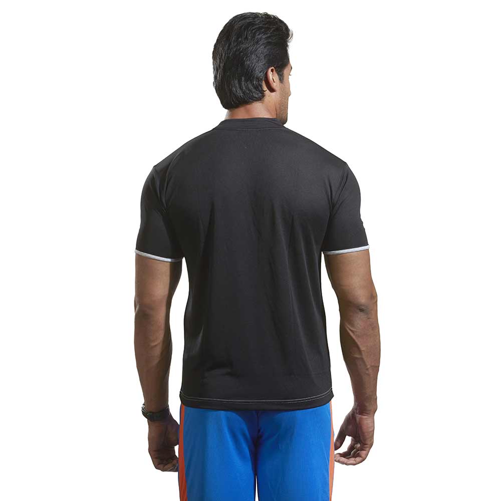 Omtex Active Wear T-Shirts - 1604,  Black  XXL 