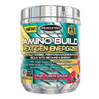 MuscleTech Amino Build Next Gen Energized, 0.61 lb Fruit Punch Splash
