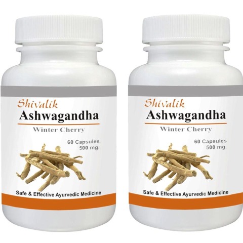 Shivalik Herbals Ashwagandha- Withania Somnifera, 120 capsules